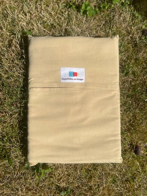 Sac de couchage beige uni
